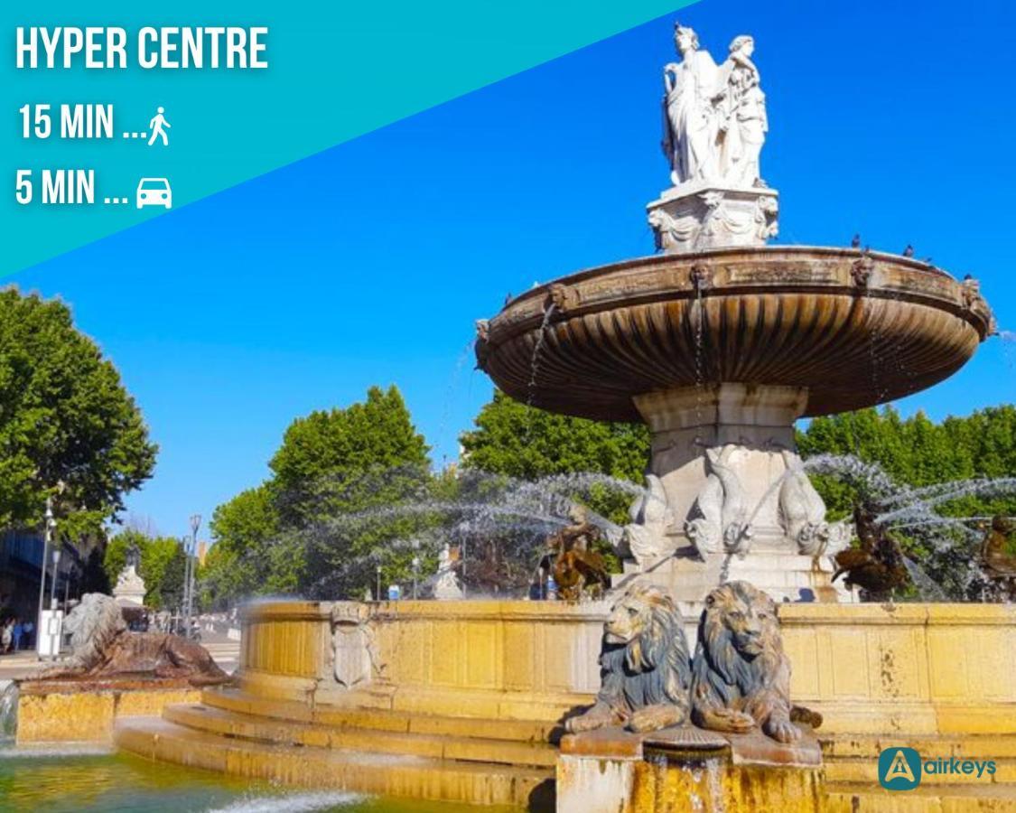 Studio Le Galice Avec Terrasse Et Parking Aix-en-Provence Exteriör bild
